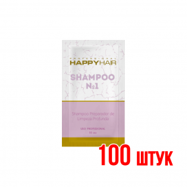 Шампунь глубокой очистки Happy Hair Shampoo №1 Саше 10 мл 100 шт